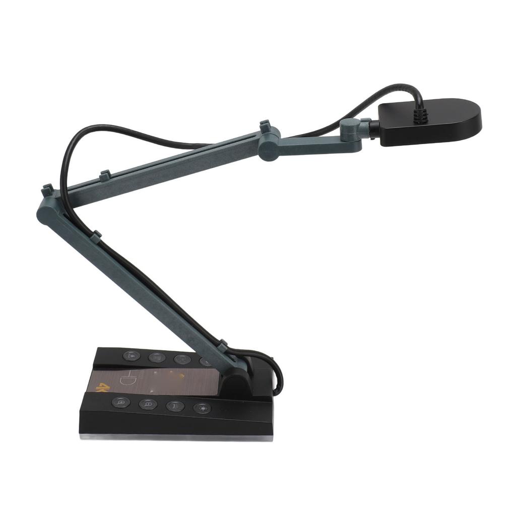 4K USB Document Camera with LED Light HD Multimedia Interface Support 128G Memory Card 30fps Foldable 4K Document Camera