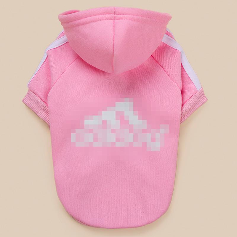 Свитер с капюшоном на четыре лапы для собак и кошек с разноцветными пуговицами - Осенне-зимняя одежда для питомцев.