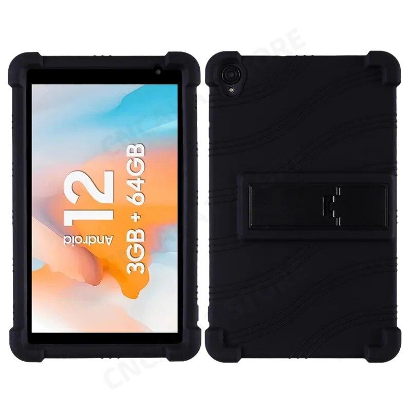 4 Cornors Thicken Silicon Cover with Kickstand For Blackview Tab 5 Case Tab5 8" Tablet PC Shockproof Funda Kids Safety