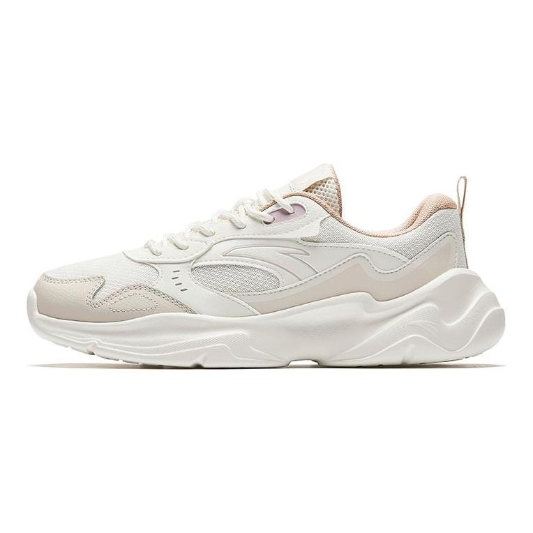 Anta Кроссовки Dad Shoes Удобные Нескользящие Дышащие Низкие Повседневные Женские кроссовки Белые 922528810-2