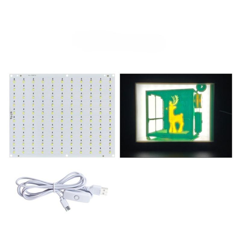 Модуль подсветки для 3D-печати ABS Конструкция 5V1A Питание Безопасная Эксплуатация Руководство Улучшенная Видимость Рабочих Пространств