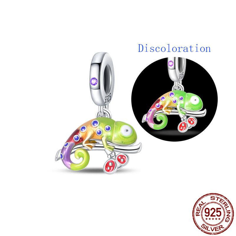 Подходит для браслетов Charmsoriginal и браслетов 3 мм DIY Хамелеонcharms Бусины 100% Медь Изготовление ювелирных изделий Для женщин Подарок