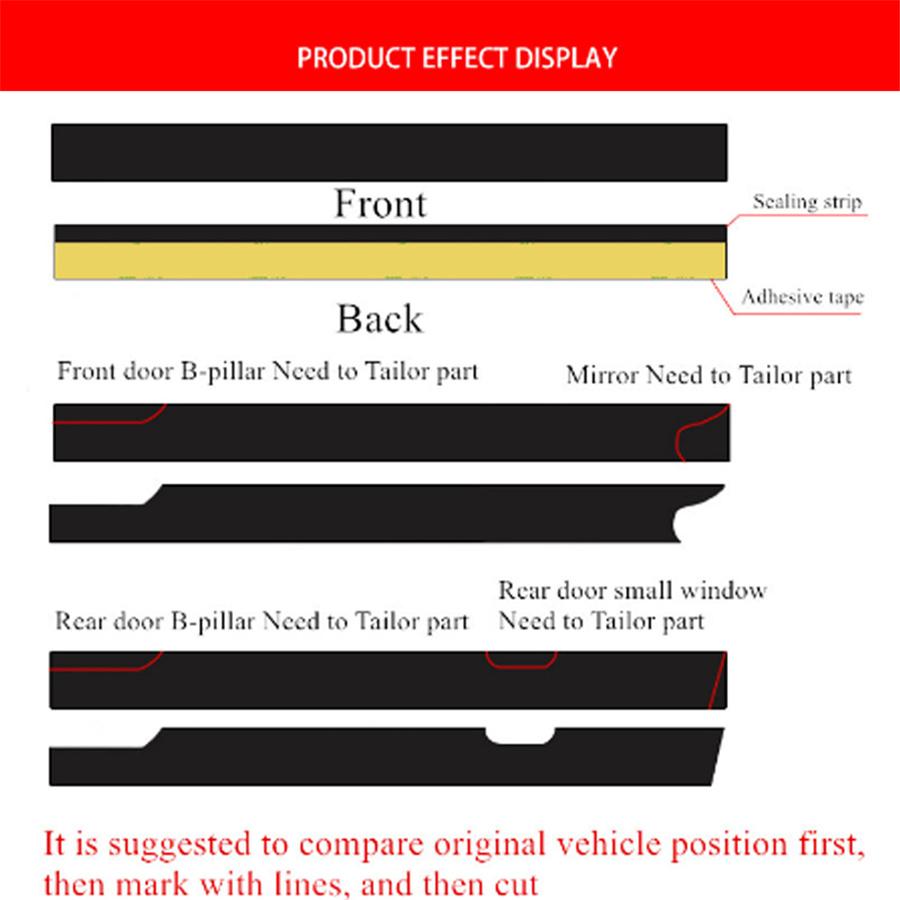 15 мм 4 метра автомобильный уплотнитель лобового стекла, резиновое уплотнение, окантовка для оконного стекла, водонепроницаемая дождевая резиновая прокладка для автоаксессуаров