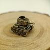 T29 Tank Model Brass Knife Beads Outdoor EDC Umbrella Rope Keychain Pendants DIY Bracelets Accessories Lanyard Hangings