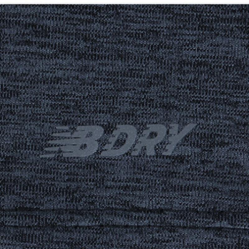 New Balance Женская тренировочная майка S Essential на молнии серого цвета