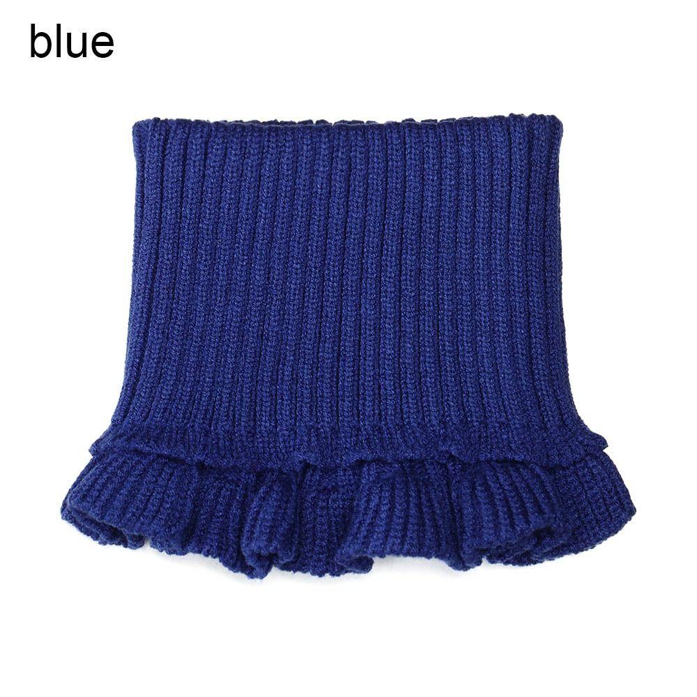 Winter Detachable Windproof Turtleneck Knitted Fake Collar Scarf Warm
