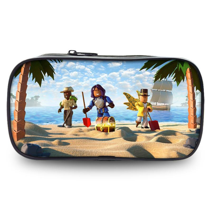 Roblox Pencil Case Large Capacity Nylon School Supplies For Kids And Teens
