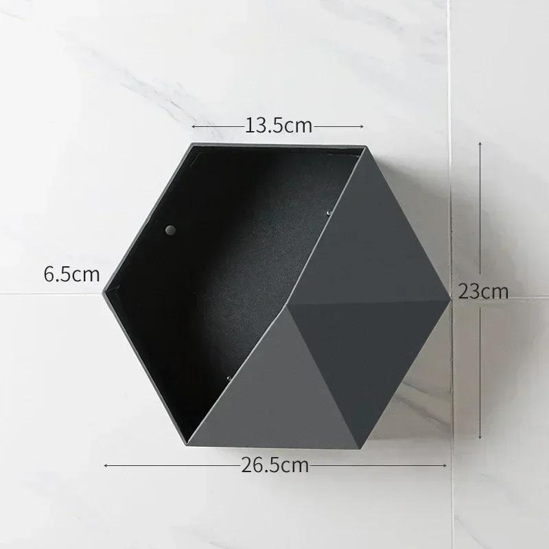 Новое украшение дома Настенная полка Подставка для цветочных горшков Настенное украшение Полка для хранения Шестиугольный ящик для хранения Украшение Креативная комбинация