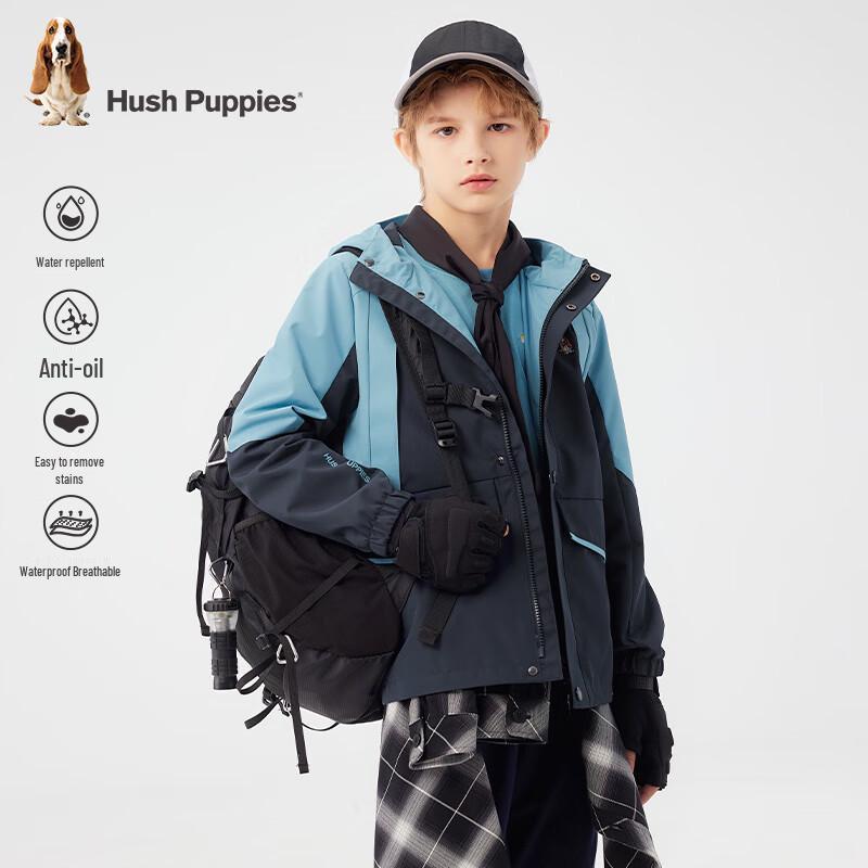 Детская осенняя куртка с капюшоном 3-Proof от Hush Puppies