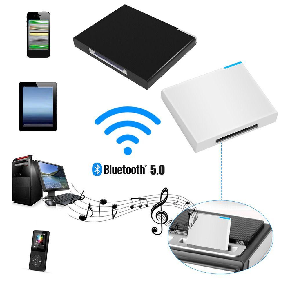 30-контактный Bluetooth-совместимый 5.0 аудиоприемник стерео беспроводной музыкальный адаптер A2DP для iPod/iPhone динамик звуковая док-станция