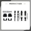 RC Rear Shock Absorb Set Mounting Hardware 1/12 Model Vehicle Parts Spare Axle Tie