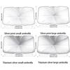 Retractable Car Parasol Thermal Insulation Car Sun Shade Car Umbrella  Sunlight Exposure