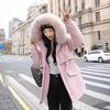 Long Padded Coat for Women, New Thickened Style with Hood, Loose Fit, Popular Jacket, Fashionable Parka Coat Suitable for Winter