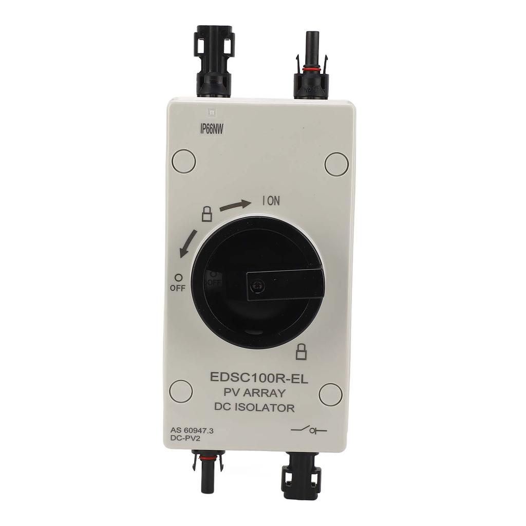 PV DC Isolator Switch 32A IP66 Waterproof Quick Switching Photovoltaic Disconnect Switch 1000V