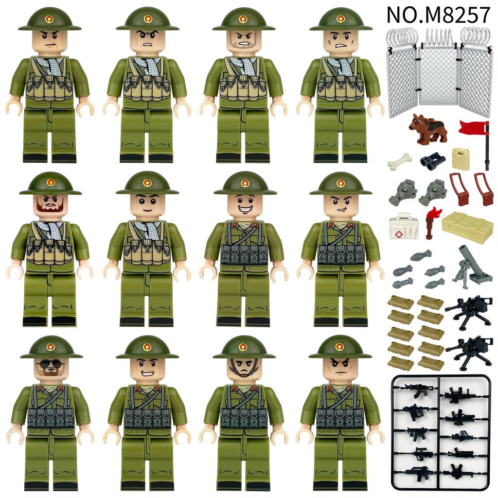 Renzai Xishan M8257 Детский конструктор из мелких деталей Забор Аксессуар для сборки