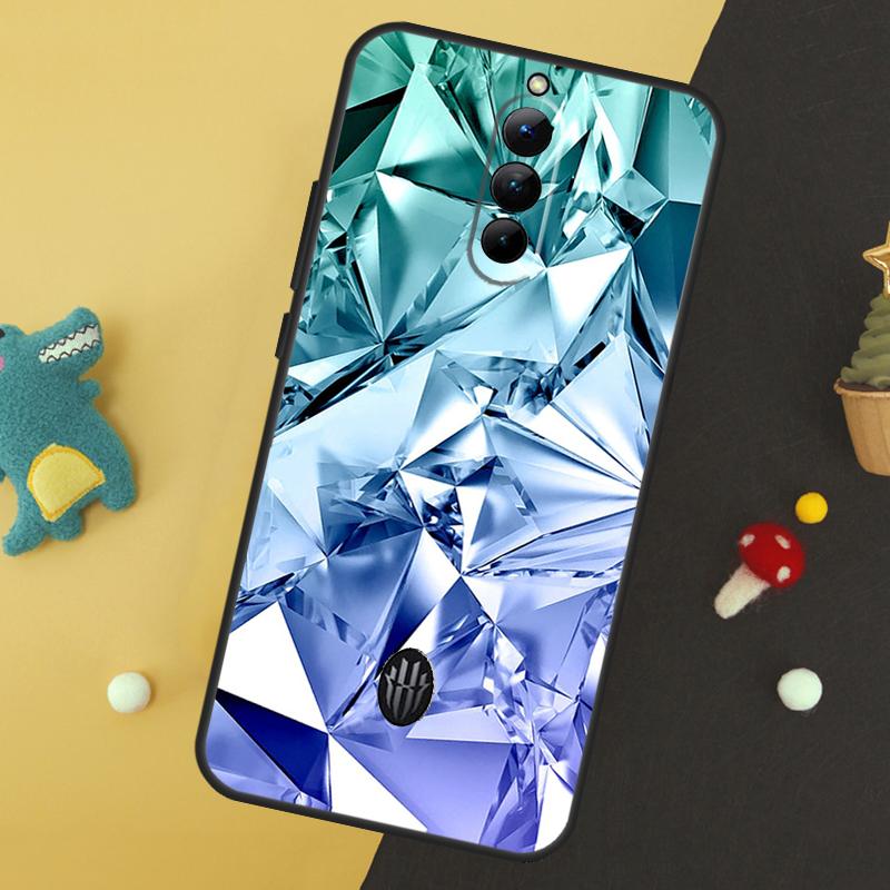 Чехол для телефона со стразами и узором из кристаллов для ZTE Nubia Red Magic 9 8 8S Pro Plus 5S 6R 5G 6 7 6S 7S Pro Защитная крышка