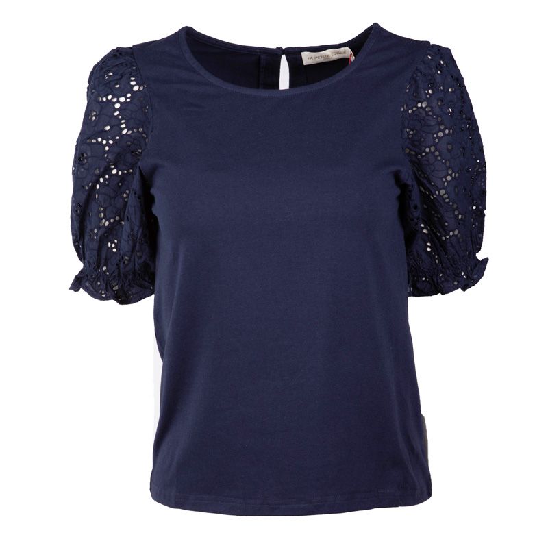 Женский топ с короткими рукавами и вышивкой орана LA PETITE ETOILE