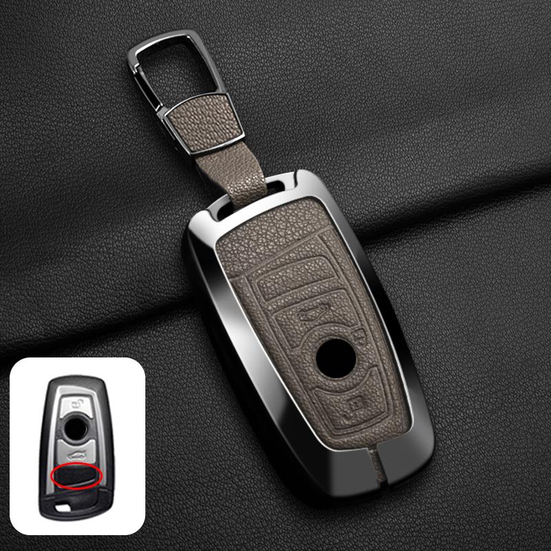 Interior Mouldings Car Zinc Alloy Key Case Cover Holder For BMW F30 F20 F10 F18 F22 F01 X3 X4 F06 F02 M3 M5 Protector Auto Keych