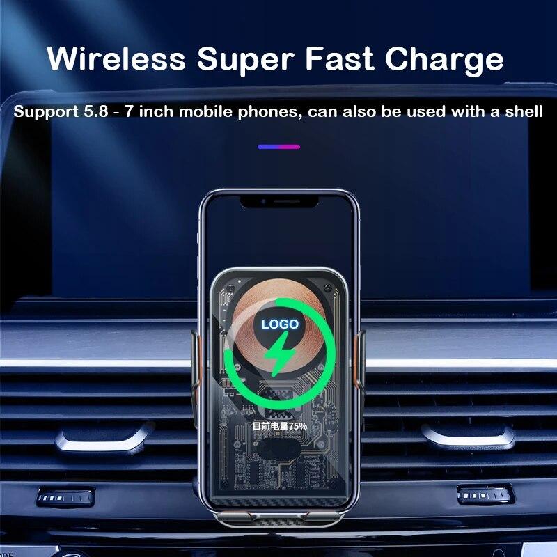 Для BMW 5 6 серии G30 G31 G38 G32 6GT Автомобильное беспроводное зарядное устройство для мобильного телефона GPS-навигатор Кронштейн 12,3-дюймовый фиксированный экран