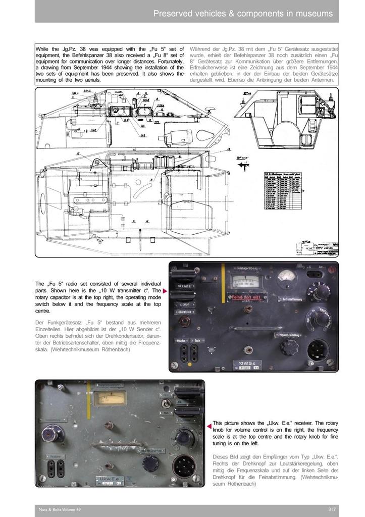 Nuts Bolts Tank Destroyer 38 Hetzer and its Derivatives Model Reference Book & Sd.Kfz.138/2 Vol.49