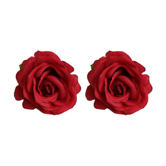2 шт. 7 см искусственная голова розы красочные реалистичные многоразовые неувядающие DIY домашний офис свадебные украшения маленький цветок из искусственного шелка для взрослых секс-одежда