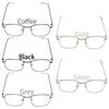 New Fashion Portable Metal Square Glasses Spectacles Optical Glasses Eyeglasses Frame