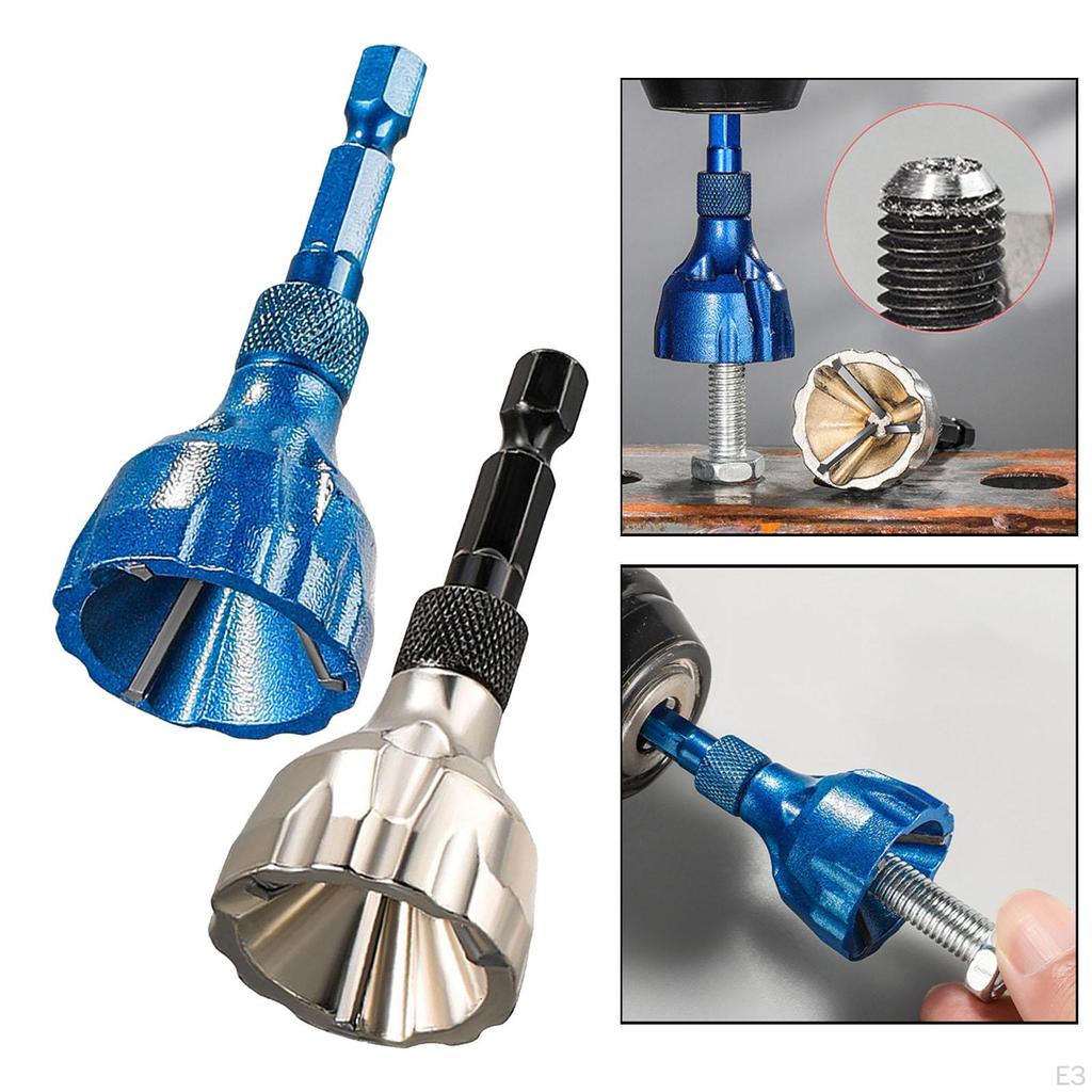 Расширенный ремонт болтов с помощью прецизионного инструмента для снятия фаски