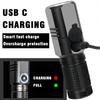 Super Bright EDC XHP50.3 LED Flashlight USB Torch Type-c Rechargeable Zoom Fishing Lantern Powerful 3 Lighting Mode Camping Lamp