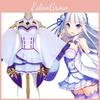 Начать С Rezero Жизнь в Другом Мире Эмилия Эльф Косплей Костюм Набор Полный