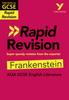 Книга York Notes for AQA GCSE Rapid Revision: Frankenstein Catch Up, Revise and Be Ready for and 2023 and 2024 Exams and Assessments