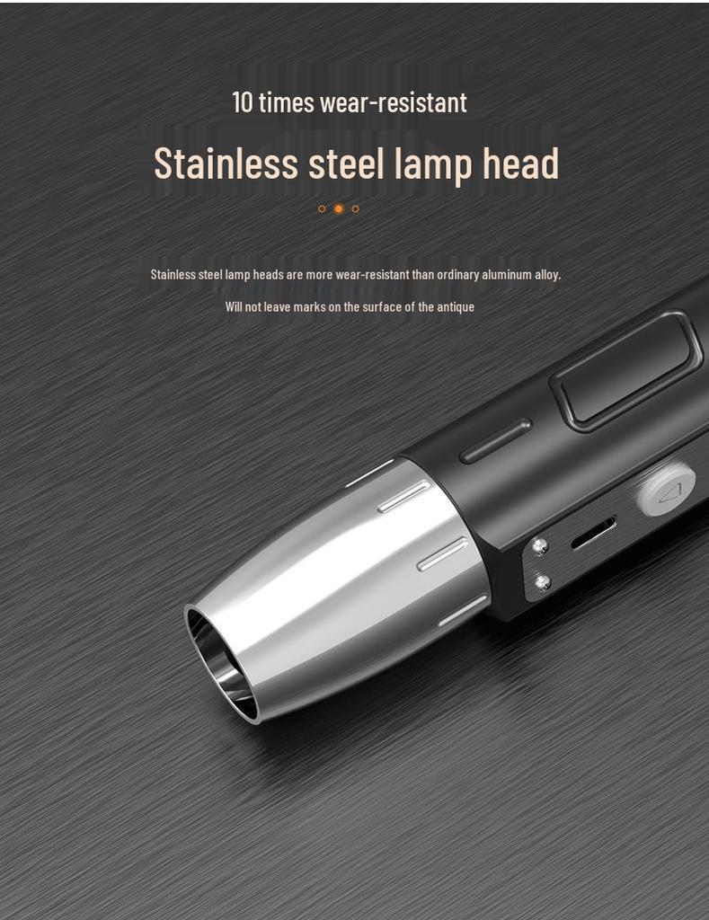 365nm Ultraviolet Light: Jadeite Identification, Banknote Verification, and Jewelry Anti-counterfeiting Flashlight