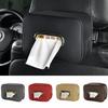 Minimalist Car Tissue Box Leather Tissue Storage Box Durable Sun Visor Tissue Box  Car Interior
