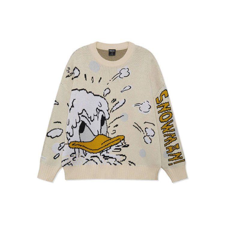 Свитшот Li Ning x Disney Унисекс Белый лебедь AMBR018-4