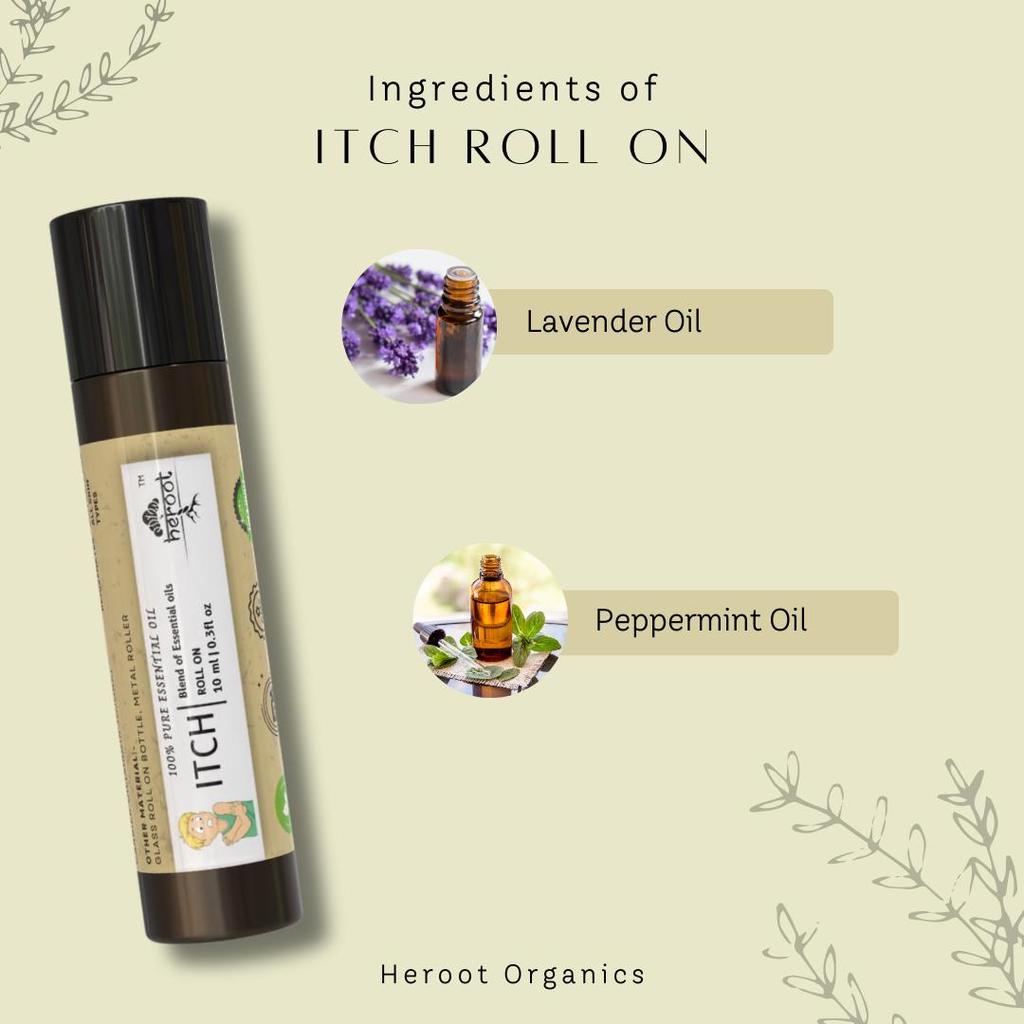Heroot Essential Oil Blend Roll-On | Lavender & Peppermint