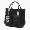 MunSingwear Women S Double Pocket Tote Bag Black Mr122lbg12