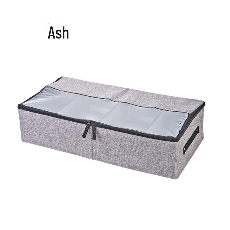 Прозрачный пылезащитный ящик для хранения обуви - экономящий место шкаф для обуви под кроватью