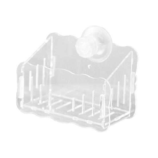 Подставка для аквариумных растений, подвесной горшок для растений с присосками, прозрачный