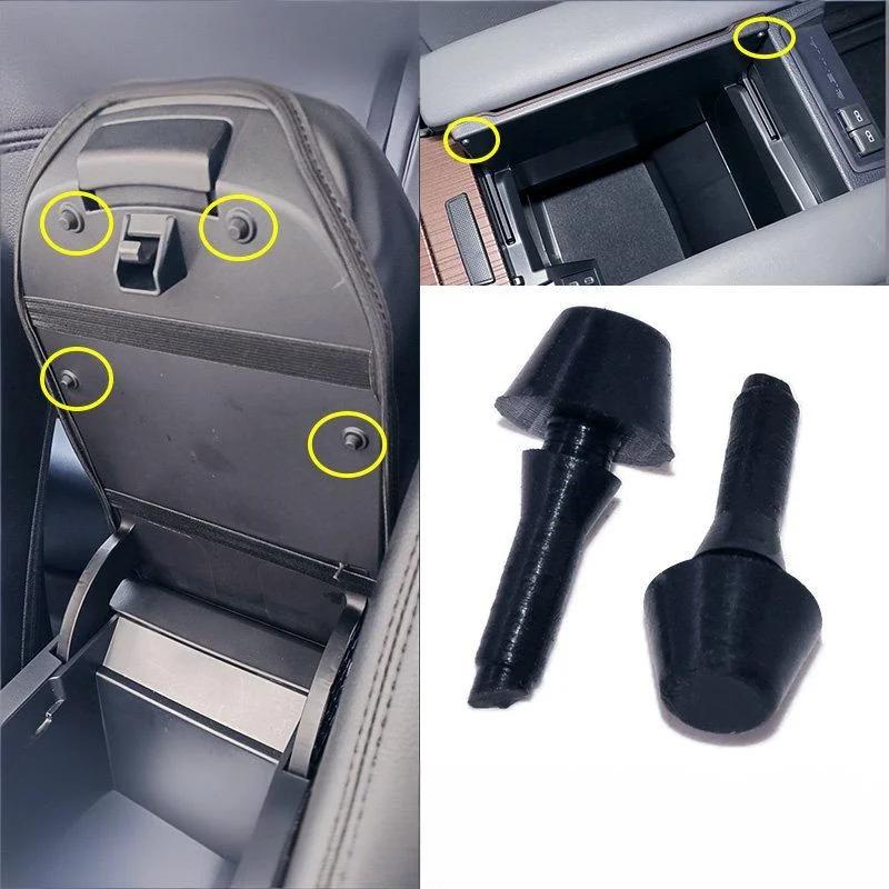 4Pcs Armrest Rubber Buffer Cushion Pad, Center Console Storage Box Bumper for Toyota RAV4 Avensis T250 Camry XV20 XV40