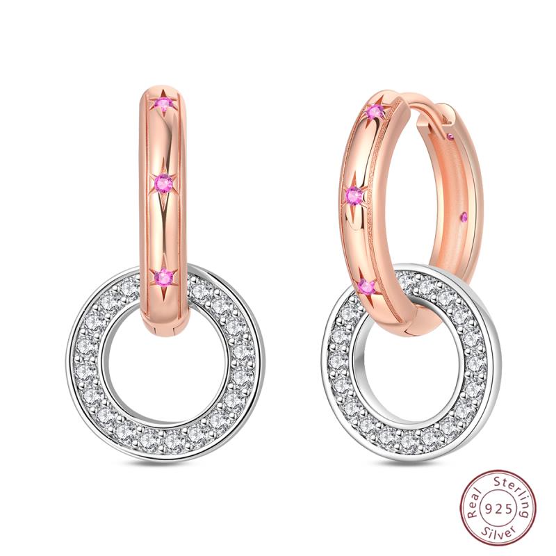 Серьги-кольца из серебра 925 пробы, минималистичные, золотые, круглые, модные, с застежкой-пряжкой с цирконием, свадебные украшения, подарок для женщин