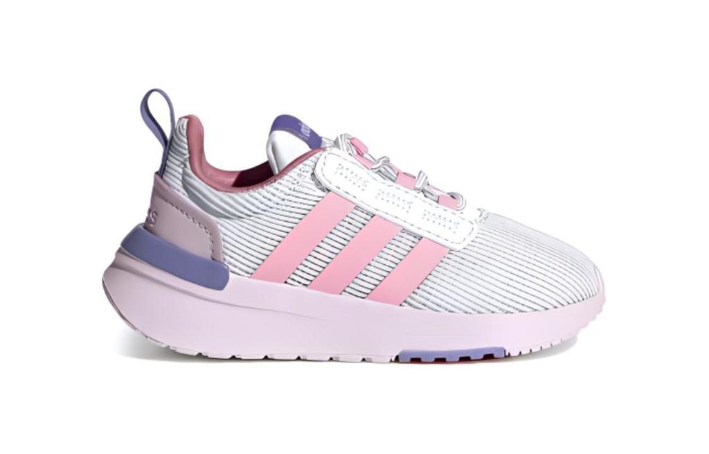 Adidas Neo Racer TR21 Comfortable Slip Resistant Abrasion Resistant Low top Toddler Shoes Pink Baby GZ3365