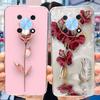 Чехол для телефона Huawei Nova Y90 NovaY90 Y 90 4G CTR-LX2 CTR-LX1 Элегантная печать Мягкий силикон Прозрачный ТПУ Тонкая задняя крышка телефона