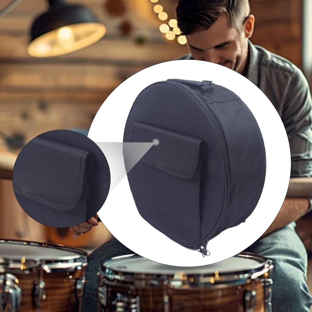 Drum Case Bag, Carrying Case, Dustproof, Gift for Drummer, Thick Padded Oxford Cloth, Accessory