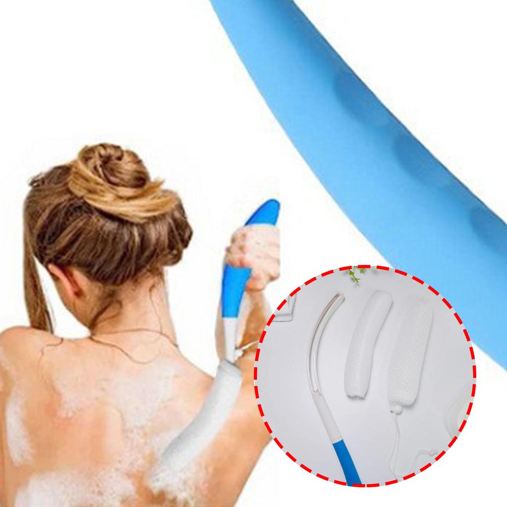 Набор из 3 предметов для помощи при туалете в ванной комнате для пожилых и для ухода во время беременности с щеткой с длинной ручкой и перинальной мойкой, дизайн без наклона