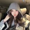 Balaclava Hat Korean Fashion Autumn and Winter Knitted Hat Fashionable Warm Neck Cover Bag Head Hat Wool Hat Neck Protection