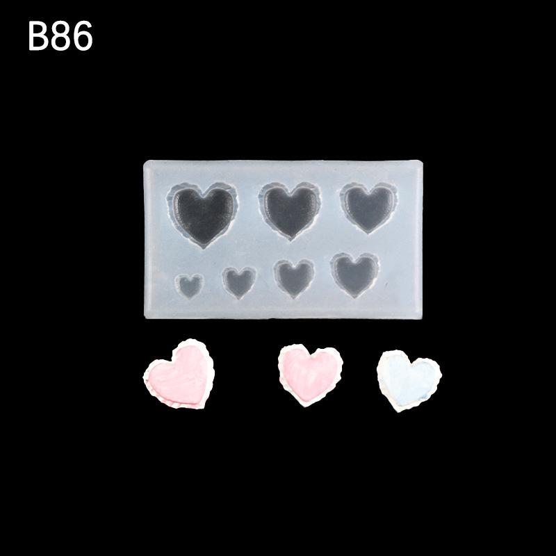 Коллекция мини-форм для лепки из ультралегкой глины и смолы для игры в еду: Круассан, Бисквит, Печенье, Пончик