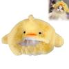 Cute Cat Costume Warm Hat Adorable Plush Pig/Chicken Shape Pet Hat Suitable for Small Dog Kitten Puppy