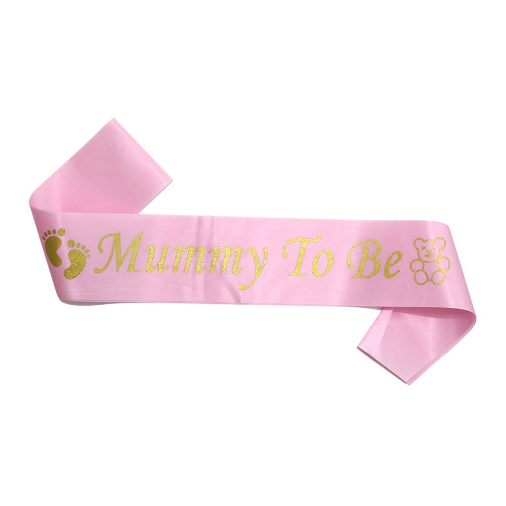 Будущая мама Украшение для вечеринки Baby Shower Плечевая лента для вечеринки Baby Shower Этикетка на плечевой ленте На заказ