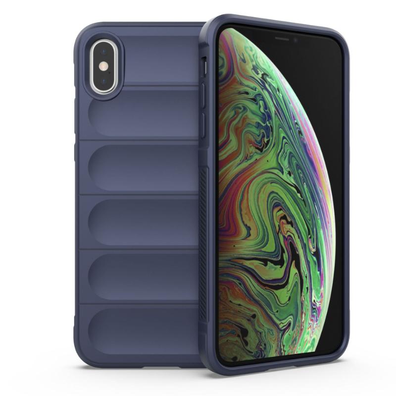 Чехол для iPhone X XR XS Max, задняя крышка, противоударный защитный чехол для телефона, жидкий силикон, противоударный чехол Funda Coque
