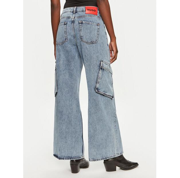 Джинсы Hugo Gemanda 50519907 синий Wide Leg