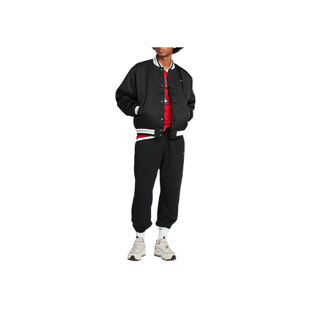 Nike Куртка-дагаут Sportswear Authentics (Азия) Черная/белая мужская уличная одежда DX0659-010